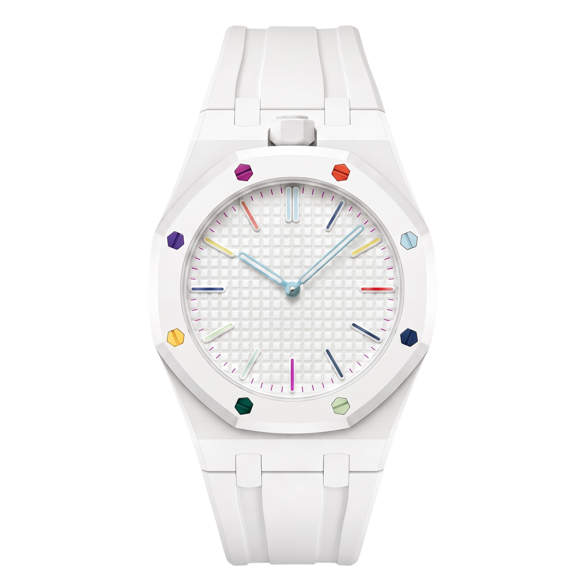 Bracelet Royal Pulse Snow blanc crème, inclus dans le pack 4 coloris