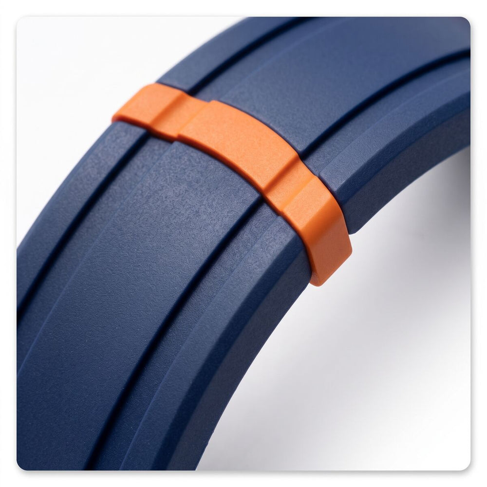 Matière fluoroélastomère du bracelet Royal Pulse Blue Ice