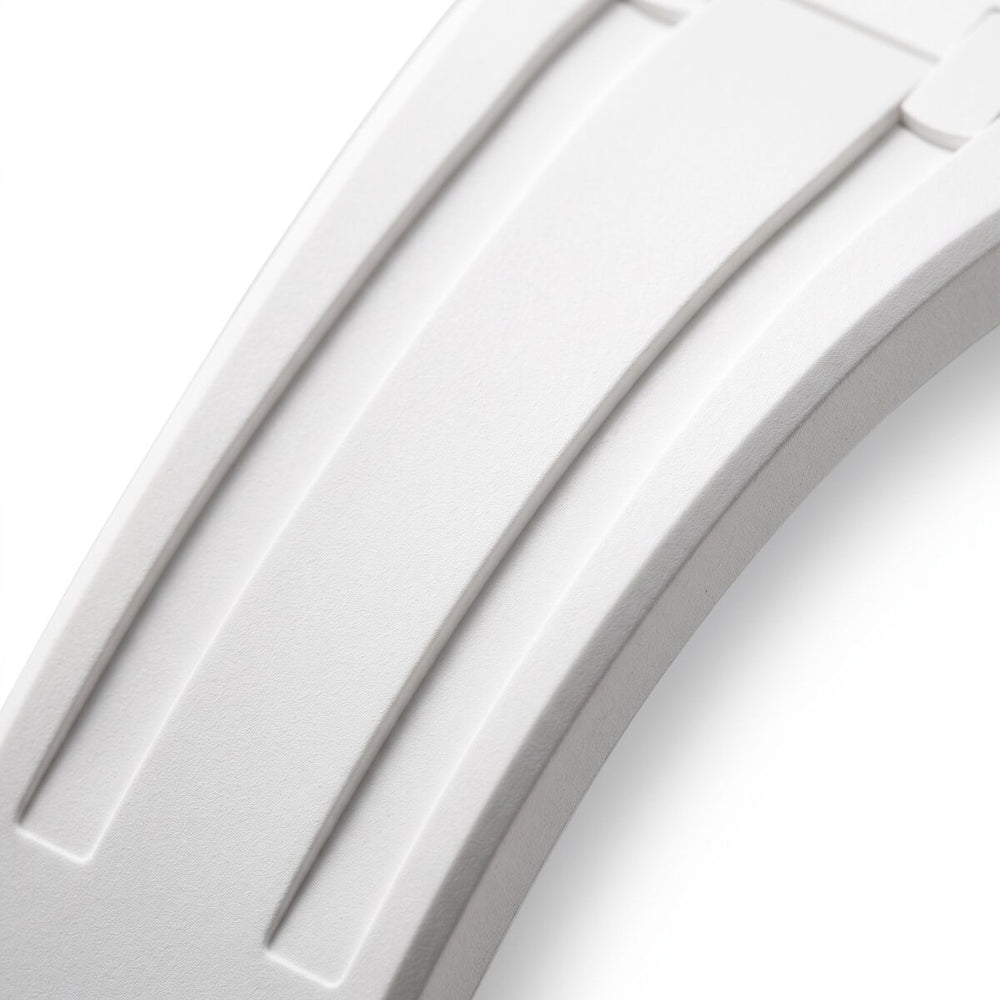 Matière fluoroélastomère du bracelet Royal Pulse Snow